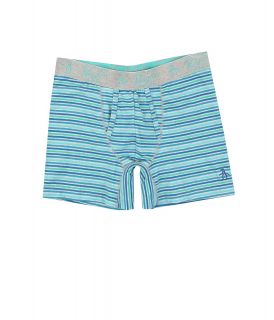 Original Penguin Fashion Stripe Cotton Stretch Boxer Brief Mens Underwear (Blue)