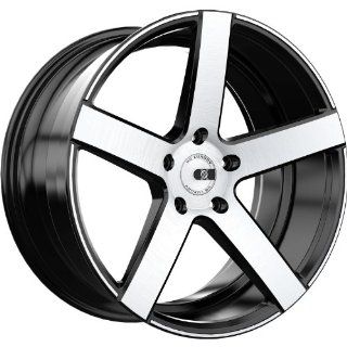 XO Havana 22 Black Wheel / Rim 5x120 with a 32mm Offset and a 72.56 Hub Bore. Partnumber X236MM5H32K72: Automotive