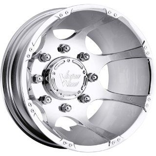 Vision Crazy Eightz 17 Chrome Wheel / Rim 8x200 with a  143.35mm Offset and a 145.5 Hub Bore. Partnumber 715 7680C143: Automotive