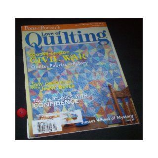 Fons and Porter's Love of Quilting (Volume 9, Number 1) March/April 2004   ISSUE 50: Editors in Chief: Marianne Fons and Liz Porter: Books