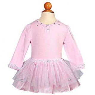 Bonnie Jean Newborn Girl Pink Leotard Tutu Outfit 0 3M: Infant And Toddler Costumes: Clothing