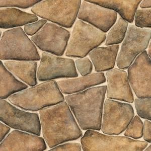 The Wallpaper Company 8 in. x 10 in. Brown Faux Stone Wallpaper Sample WC1282454S