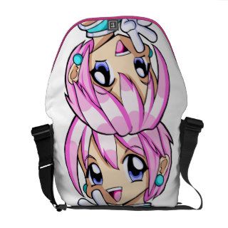 Cute Anime Girl Messenger Bags