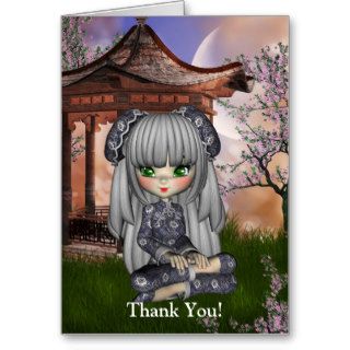 Kawaii China Doll Card
