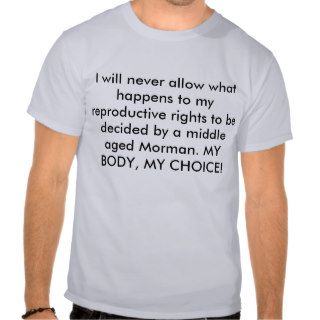 I will never allow what happens to my reproductive tee shirt