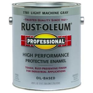 Rust Oleum Professional 1 gal. Light Machine Gray Gloss Protective Enamel (2 Pack) 7781402