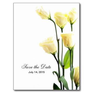 Lisianthus Simplicity/Custom Wedding Postcard