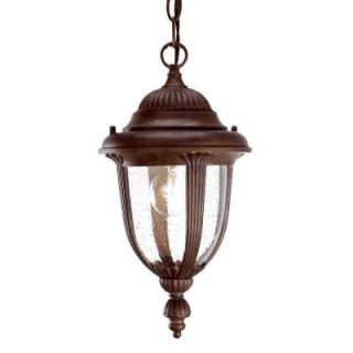 Acclaim Lighting Monterey Collection Hanging Lantern 1 Light Outdoor Burled Walnut Light Fixture 3512BW