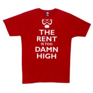 Shirt.Woot   Men's The Rent Is Too Damn High T Shirt   Red Clothing