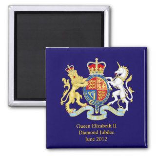 Queen Elizabeth Diamond Jubilee Magnet