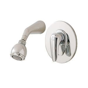 American Standard Ceramix Single Handle Shower Only Trim Kit with Vario Adjustable Showerhead in Chrome T000.501.002