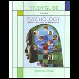 Psychology in Modules   Study Guide