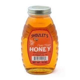 Shibolet's Pure Clover Honey, 16oz : Grocery & Gourmet Food