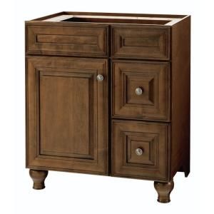 Home Decorators Collection Templin 30 in. Vanity Cabinet Only in Coffee 19DVSDB30