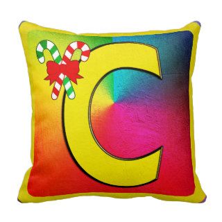 Alphabet Letter C Pillows