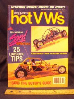 1989 89 OCT October DUNE BUGGIES and HOT VWs Magazine, Volume 22 Number # 10: Wright Publishing Company: Books