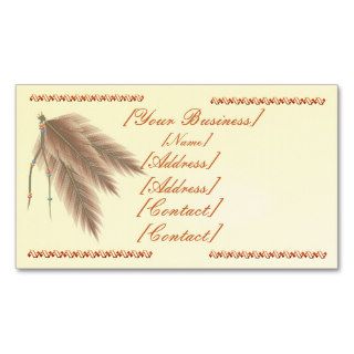 Beads N Feathers Business Card