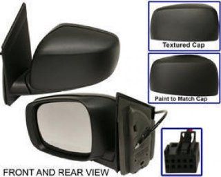 Discount Starter and Alternator 1537PL Chrysler Town and Country Driver Side Replacement Mirror Power Heated Paint to Match Textured Manual Folding W/ 2 Caps: Automotive