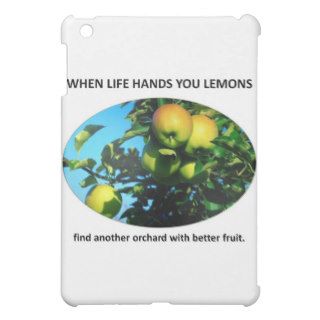 find another orchard with better fruit iPad mini cover