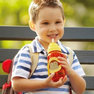 Zoo Toddler Flip Straw Bottle   Monkey by Skip Hop