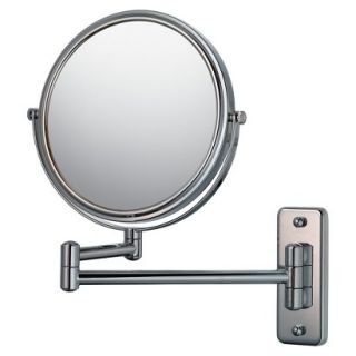 7 3/4 Vanity Mirror: Double Arm Wall Mirror 7.75 Chrome