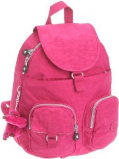 Kipling FIREFLY L N K13116, Damen Rucksäcke, Pink (Carnation Pink 124), 26x36x18 cm (B x H x T) Schuhe & Handtaschen