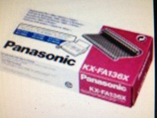 Panasonic KX FA136X Thermotransferrolle (1 Pack  2 St.) für Panasonic KX F 1010   KX F 1015   KX F 1016   KX F 1110   KX F 1800   KX F 1810   KX F 1810 E   KX F 1810 G   KX F 1820   KX F 1830   KX F 1830 G   KX F 880   KX F 969   KX FM 205   KX FM 210   