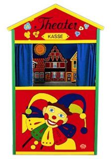 Elka Toys 2120   Kasperltheater Clown 137 x 79cm: Spielzeug