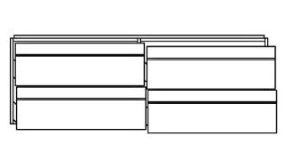 Pelipal Balto Waschtisch Unterschrank (BL WTUSL 06), Comfort N, 147,8 cm: Küche & Haushalt