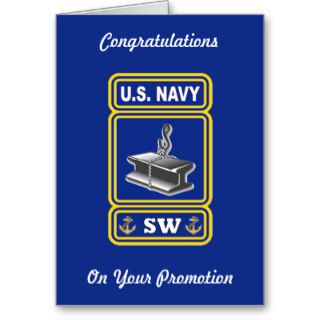 Navy Seabee Steelworker Logo Cards