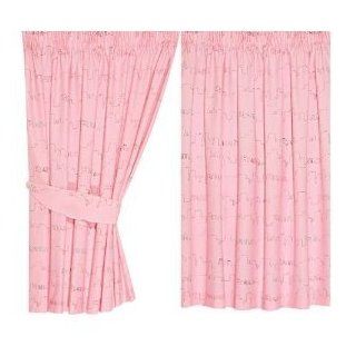 Mädchen Bench Vorhänge / Gardinen Set (168cm x 137cm) (Pink): Küche & Haushalt