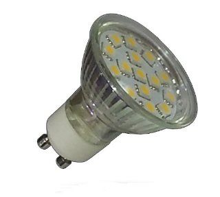 V TAC 3W GU10 LED Lampe, 170 ~ 240V, Sharp LED, Ersetzt ca. 30W Halogenlampe, Warmweiß, Leuchtmittel, Lampen: Beleuchtung