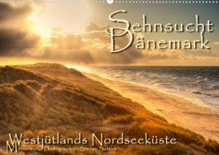 Sehnsucht Dnemark Wandkalender 2013 DIN A4 quer : Holmsland Klit und Westjtlands Nordseekste Monatskalender, 14 Seiten: Stefan Sattler: Bücher