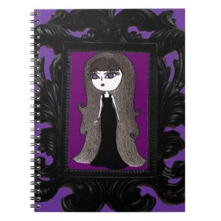 Belladonna Gothic Girl notebook