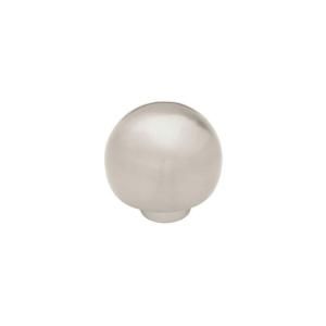 Satin Nickel 1 1/4 in. Ball Top Cabinet Hardware Knob P10614H SN C