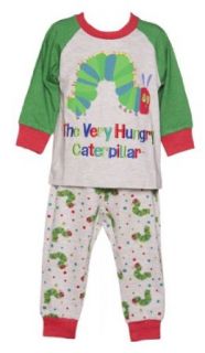 Fabric Flavours Unisex child Marl Very Hungry Caterpillar Pyjamas: Pajama Sets: Clothing