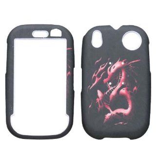 Hard Plastic Snap on Cover Fits Palm Pre, Pre Plus 2 Lizzo Dragon Tribal Black Sprint: Cell Phones & Accessories