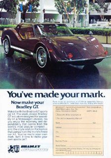 1976 Bradley GT Car Kit (RARE) Vintage Retro Magazine Advertising Vintage Ads : Prints : Everything Else