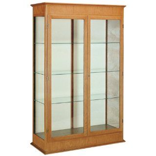 Varsity Series 791 Wood Frame Display Case, Carmel Oak Finish, Plaque Fabric Display Back : Sports Related Display Cases : Sports & Outdoors