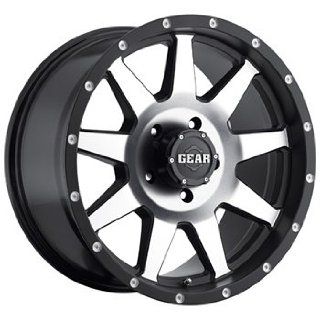 Gear Alloy Overdrive 20x9 Black Wheel / Rim 6x5.5 with a 18mm Offset and a 108.00 Hub Bore. Partnumber 728MB 2908418: Automotive