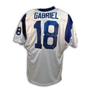 Roman Gabriel Signed Los Angeles Rams Throwback Jersey   69 MVP: Sports Collectibles