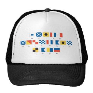 Smith Mountain Lake Nautical Flags Hats