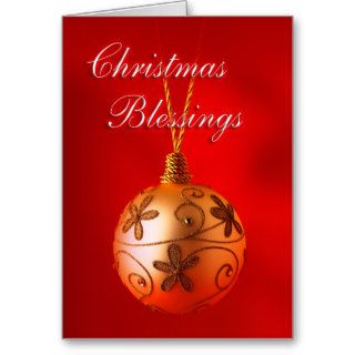 Christmas Blessings Greeting Cards