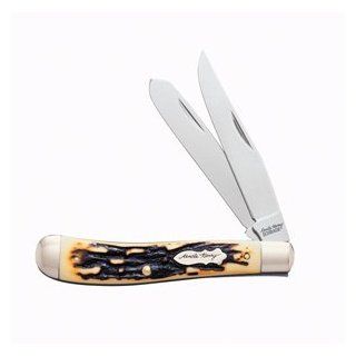Schrade Uncle Henry's Pro Trapper, Staglon, 2 Blades: Sports & Outdoors