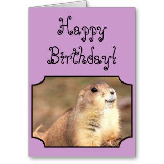 Happy Birthday Prairie greeting card