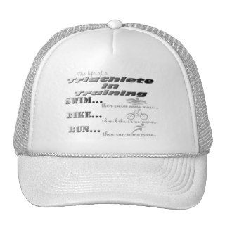 Triathlon Sport Athlete Tri Triathlete In Training Trucker Hats