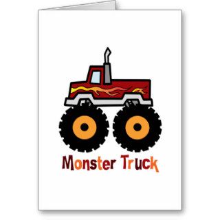 Monster Truck Greeting Cards