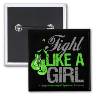 Fight Like a Girl Boxing   NonHodgkins Lymphoma Button