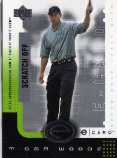 2001 Upper Deck Golf E card Unscratched Complete 5 Card Set: Sports Collectibles