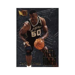 1995 96 Metal Steel Towers #8 David Robinson: Sports Collectibles